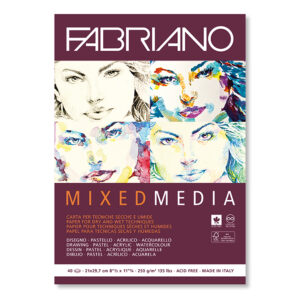Fabriano Mixed Media blokk A4 – 250g – 40 ark