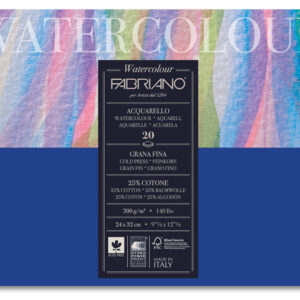 Fabriano Watercolour 300g GF – 12ark – 24x32cm