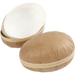 To-delte Pappmarse egg, L: 12 cm, 2stk