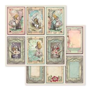 Stamperia Alice Cards 584