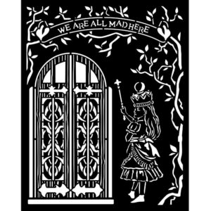 Stamperia Stencil - Winter Tales love