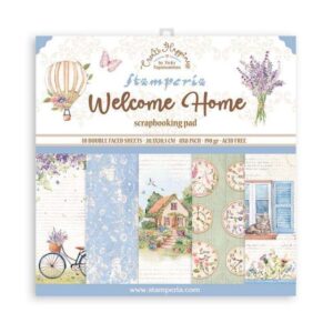 Stamperia Welcome Home 8x8 Blokk
