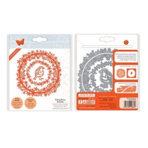 Die - Falling snow wreaths die set