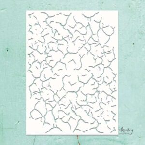 Mintay Kreativa - 6 x 8 Stensil - Crackle