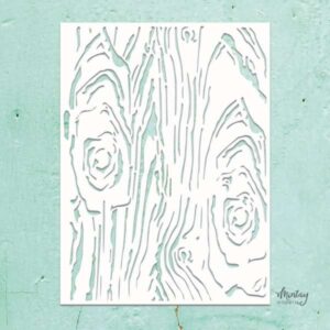 Mintay Kreativa - 6 x 8 Stensil - Woodgrain