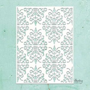 Mintay Kreativa - 6 x 8 Stensil - Damask