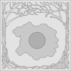 Card-io Through the Forest Majemask Stensil