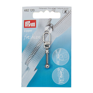 Prym Zipper pullers Club metal silver col