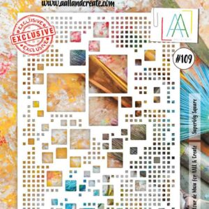 All & Create - A4 Stencil - Superbly Square #109
