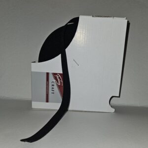 Fantasy Craft Strikk pr.meter - 15mm Sort