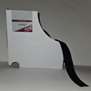 Fantasy Craft Strikk pr.meter - 20mm Sort