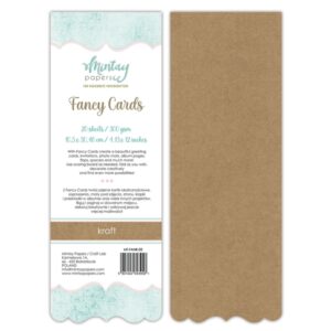 Mintay Fancy Cards - Kraft 03