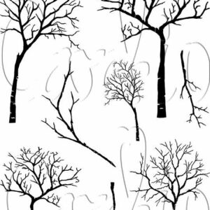 Card-io Winter Trees A6
