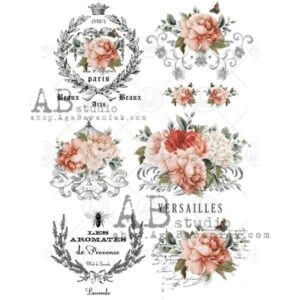 ABstudio Decoupage rice paper No.0676