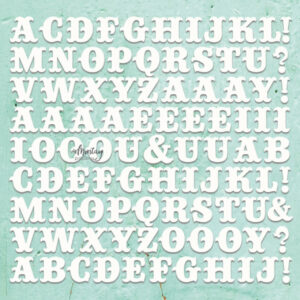 Mintay Chipboard - Bokstaver