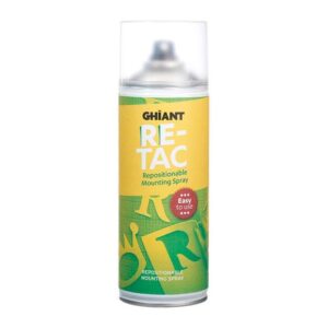 Ghiant Re-Tac 400ml – Avtagbar spraylim