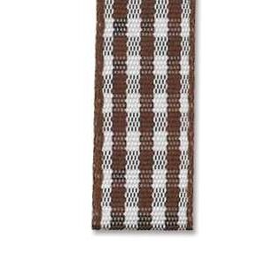 Rutete bånd 10mm – 12 Brun – 10m