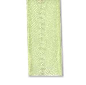 Organza bånd 10mm – 13 Lys grønn – 10m
