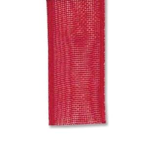 Organza bånd 10mm – 01 Rød – 10m