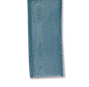 Organza bånd 10mm Mørk Turkis 10m