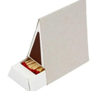 Fyrstikkeske 8,5 x 5 x 9,5 cm