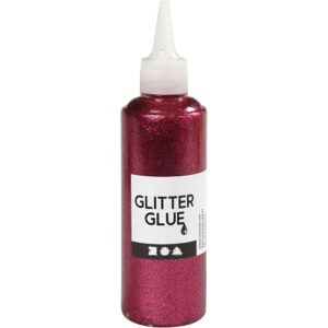 Glitterlim, Rosa 118ml