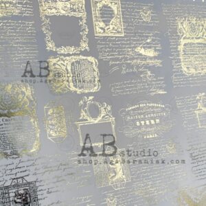 ABstudio Glam paper "Golden ancient " Gull foil no.24