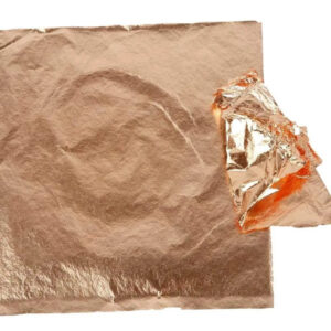 Bladgull - 1pk, 25 ark, 16 x 16 cm- Kobber