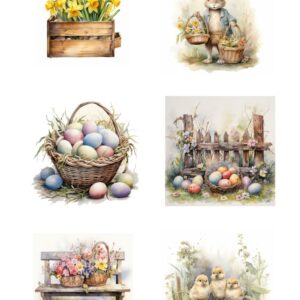 Reprint - Easter, A4 200 gsm, Klippeark