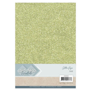 Glitter kartong A4 Gold