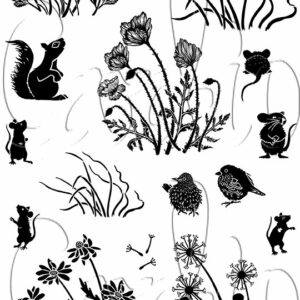Card-io Waving Wildflowers