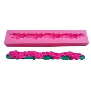 Silikon form - Rose bord