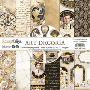 ScrapBoys Art Decoria SB-ARDE-08 12x12 Blokk