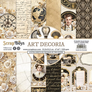 ScrapBoys Art Decoria SB-ARDE-09 6x6 Blokk