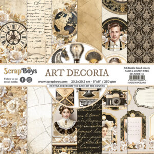 ScrapBoys Art Decoria SB-ARDE-10 8x8 Blokk