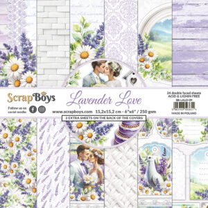 ScrapBoys Lavender Love SB-LALO-09 6x6 Blokk