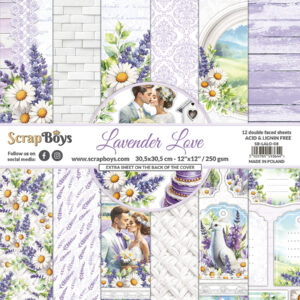 ScrapBoys Lavender Love SB-LALO-08 12x12 Blokk