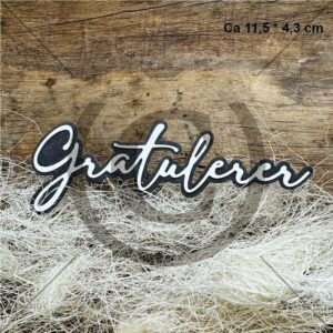 Papirdesign - Gratulerer 27