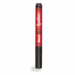Darwi Leather Lærtusj – 2mm – 100 Black