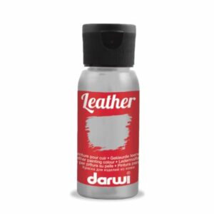 Darwi Leather Lærmaling – 50ml – 080 Silver