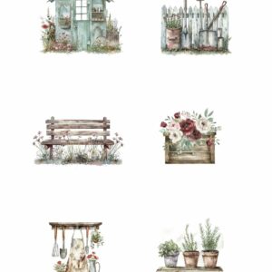 Reprint - Garden A4 Klippeark