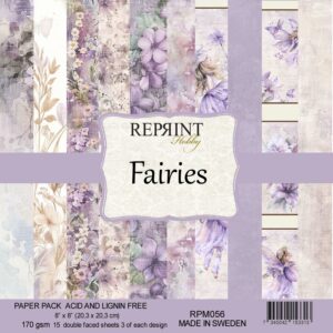 Reprint - Fairies Collection 8x8 Blokk