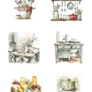 Reprint - Kitchen A4 Klippeark