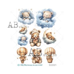 ABstudio Rispapir A4 Milky Valley ID-235