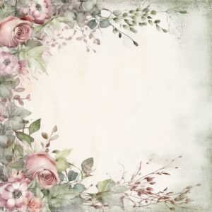 Reprint - Forever Collection- Flower 12 x12