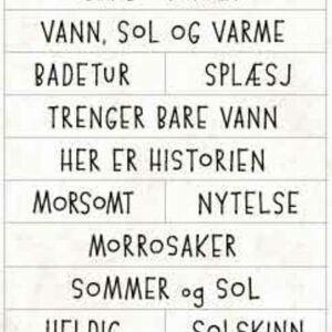 Papirdesign klistremerke Bassengliv