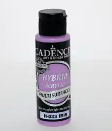 Cadence Hybrid Acrylic for Multisurfaces Semi Matt - H-033 Iris, 70ml