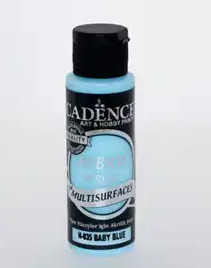 Cadence Hybrid Acrylic for Multisurfaces Semi Matt - H-035, Baby Blue 70ml