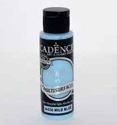 Cadence Hybrid Acrylic for Multisurfaces Semi Matt - H-036, Mild Blue 70ml