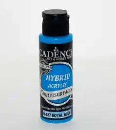 Cadence Hybrid Acrylic for Multisurfaces Semi Matt - H-037, Royal Blue 70ml
